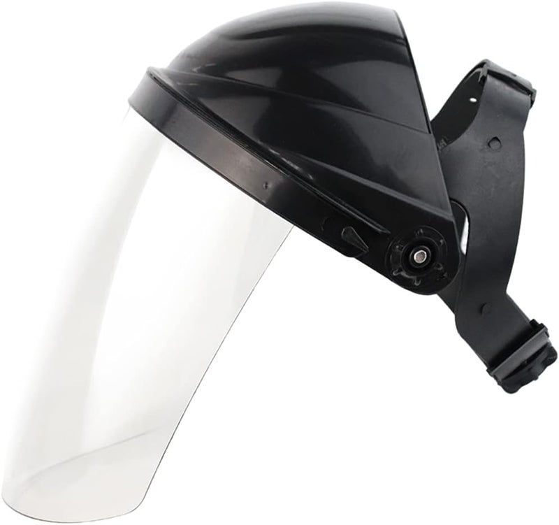 كلاراكو واقي وجه كامل مضاد للضباب، يُثبت على الرأس، نظارات واقية شفافة مضادة للرذاذ، واقي للوجه، مناسب لأعمال اللحام والطحن، غطاء خوذة شفاف - Image 3