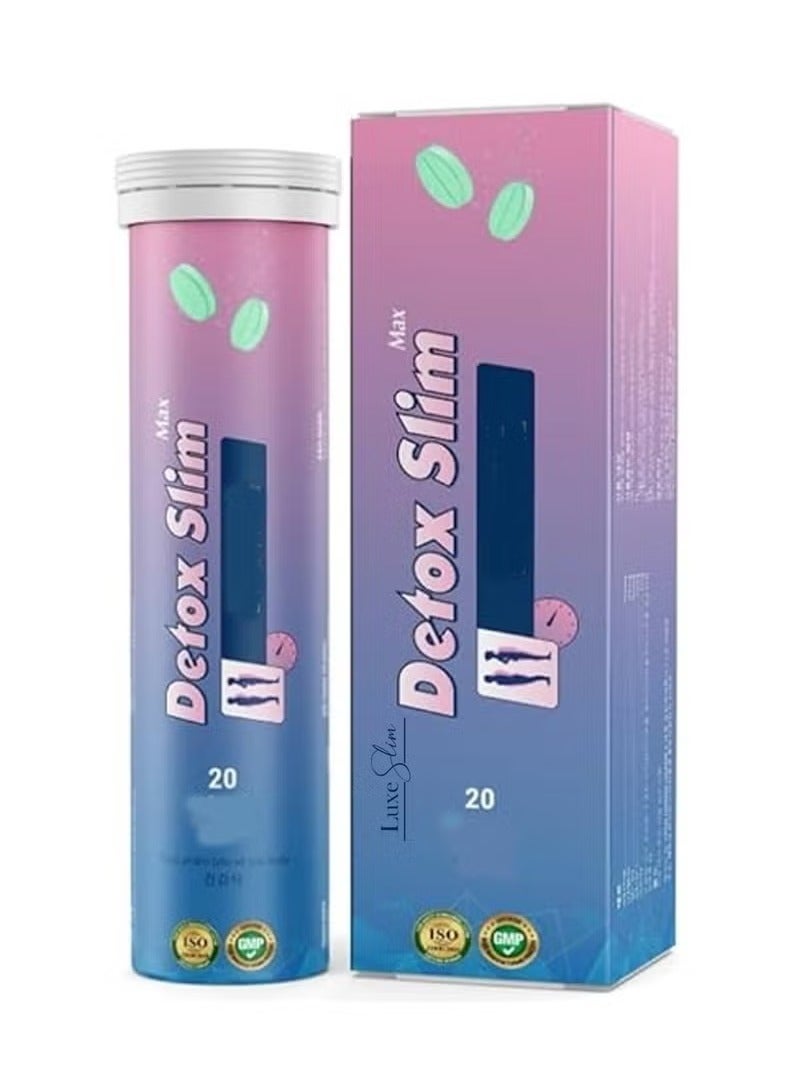 Luxe Slim Detox Slim Max Slimming Juice Effervescent Tablet Detox Appetite Suppressant - Image 1