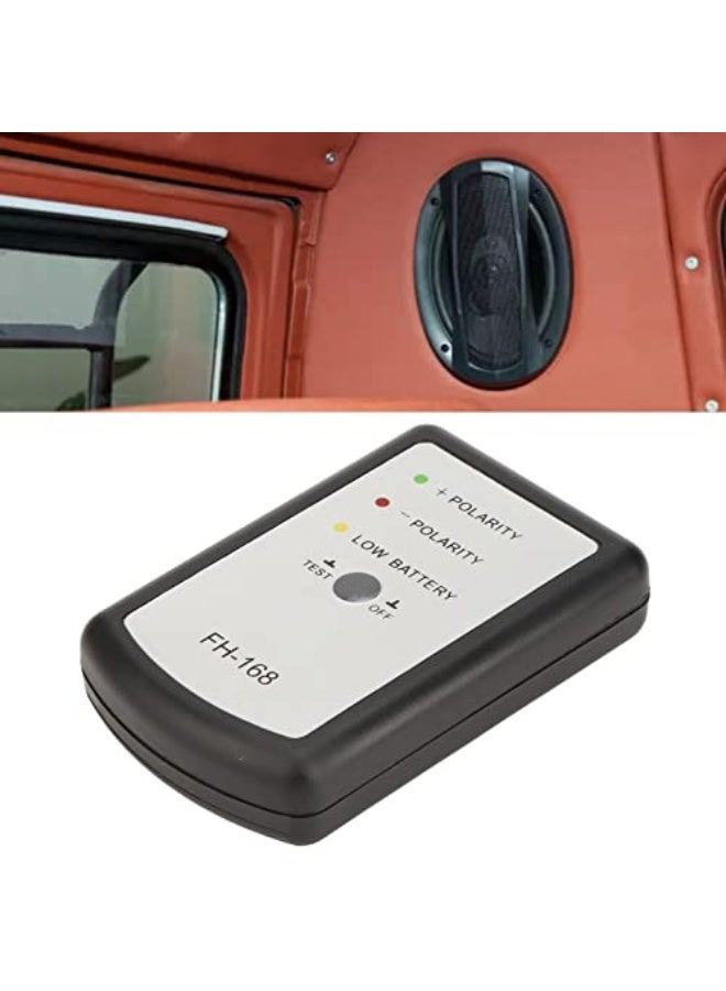 Car Speaker Polarity Tester Phase Meter Test Subwoofer Tweeter for Automotive System, Automotive Speaker Polarity Tester Phasemeter Tool Plastic Shell Tester - Image 5