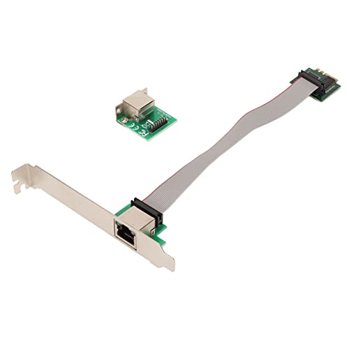 Zopsc Gigabit Ethernet Server Adapter, M.2 A E Key Single Port Gigabit Server NIC Adapter 1000M RJ45 Ethernet NIC. - Image 1