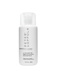 Peter Coppola A-Keratin Smoothing Shampoo - Sulfate Free Shampoo Infused With Argan Oil, Avocado, And Hydrolyzed Keratin Smooths, Softens, & Hydrates Thick, Coarse, Frizzy Hair (10 Fl Oz)  - Image 1