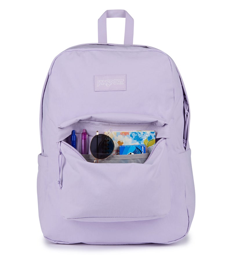 JanSport Superbreak Plus Fx Soft Nylon - Pastel Lilac Backpack - Image 3