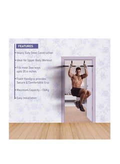 ENDLESS  Curved Pull Up Bar for Home Wall | Stainless Steel | For Strengthening | Upper Body Workout |Exercises at Home or Gym with Anti-Skid Cushion Grip | Unisex  - Image 3