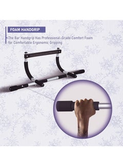 ENDLESS  Curved Pull Up Bar for Home Wall | Stainless Steel | For Strengthening | Upper Body Workout |Exercises at Home or Gym with Anti-Skid Cushion Grip | Unisex  - Image 5