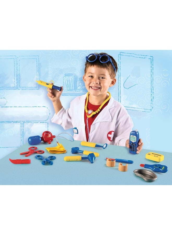 Learning Resources مجموعة أطباء التظاهر واللعب - مجموعة أدوات طبية كاملة ملونة للأطفال  - Image 2