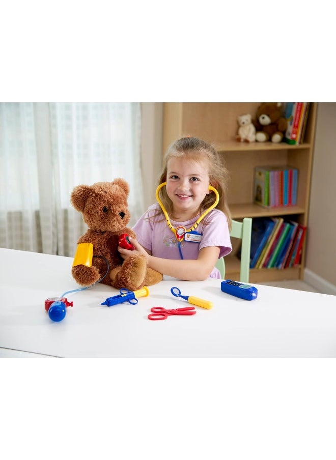 Learning Resources مجموعة أطباء التظاهر واللعب - مجموعة أدوات طبية كاملة ملونة للأطفال  - Image 5