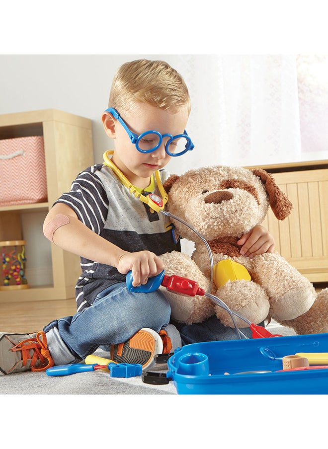 Learning Resources - Learning Resources Pretend & Play Doctors Set - Multi-Coloured Complete Toy Dr Medical Kit for Kids - Image 1