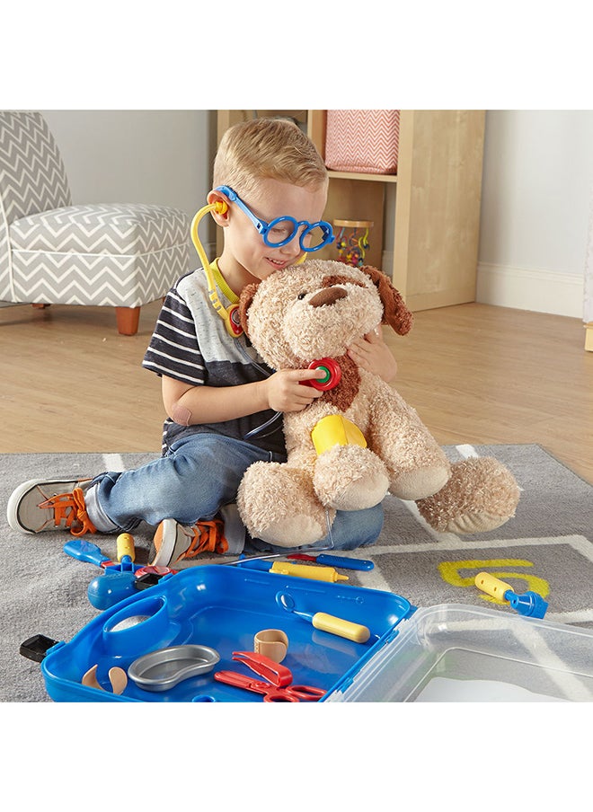 Learning Resources - Learning Resources Pretend & Play Doctors Set - Multi-Coloured Complete Toy Dr Medical Kit for Kids - Image 1