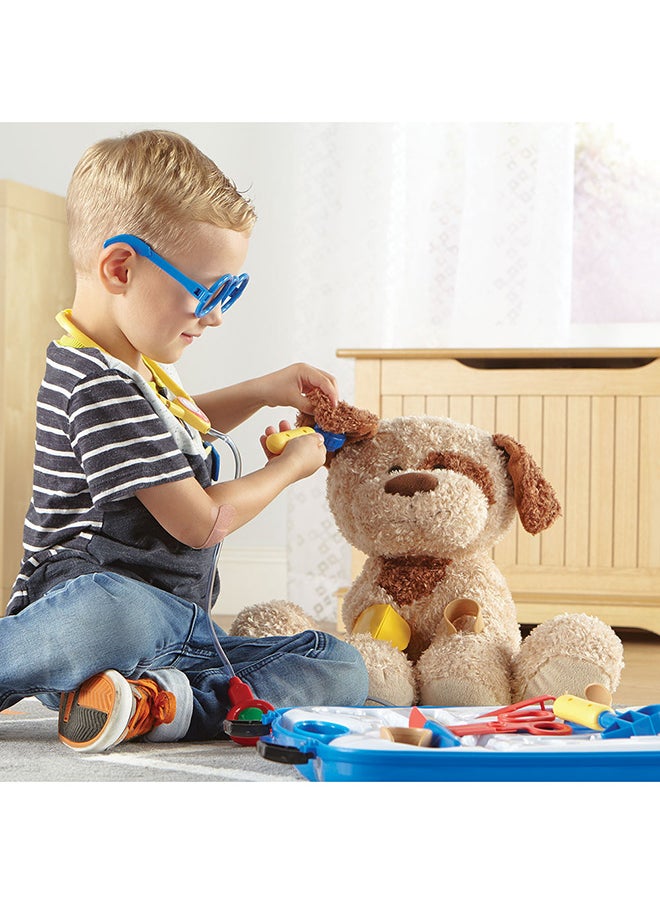 Learning Resources - Learning Resources Pretend & Play Doctors Set - Multi-Coloured Complete Toy Dr Medical Kit for Kids - Image 1