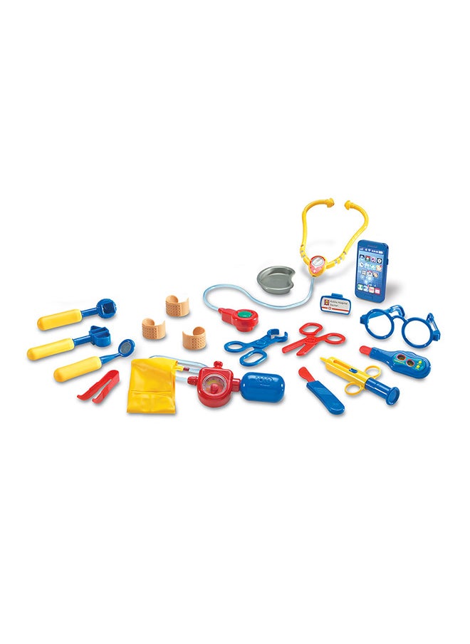 Learning Resources - Learning Resources Pretend & Play Doctors Set - Multi-Coloured Complete Toy Dr Medical Kit for Kids - Image 1