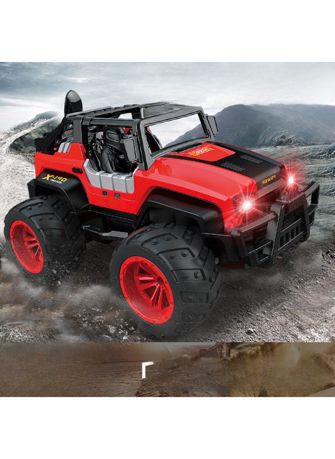 Daifa Super-large Remote Control Off-road Vehicle Charging Electric Car Children's Toy Boy Fall-resistant Rear-drive Climbing Drift Racing Car-Color:Large Pink-Proportion:Single Power  - Image 5