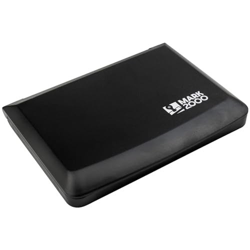 Mark 2000 Premium Black Ink Stamp Pad - 2" by 4" - Quality Felt Pad - Image 2