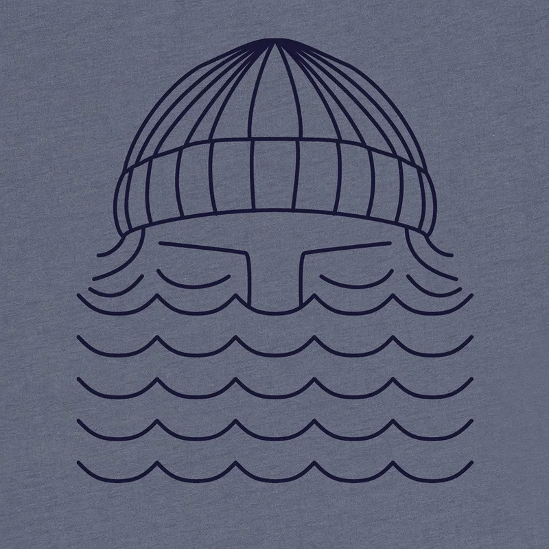 Bask in the Sun To the sea Storm T-Shirt 100% Organic Cotton
