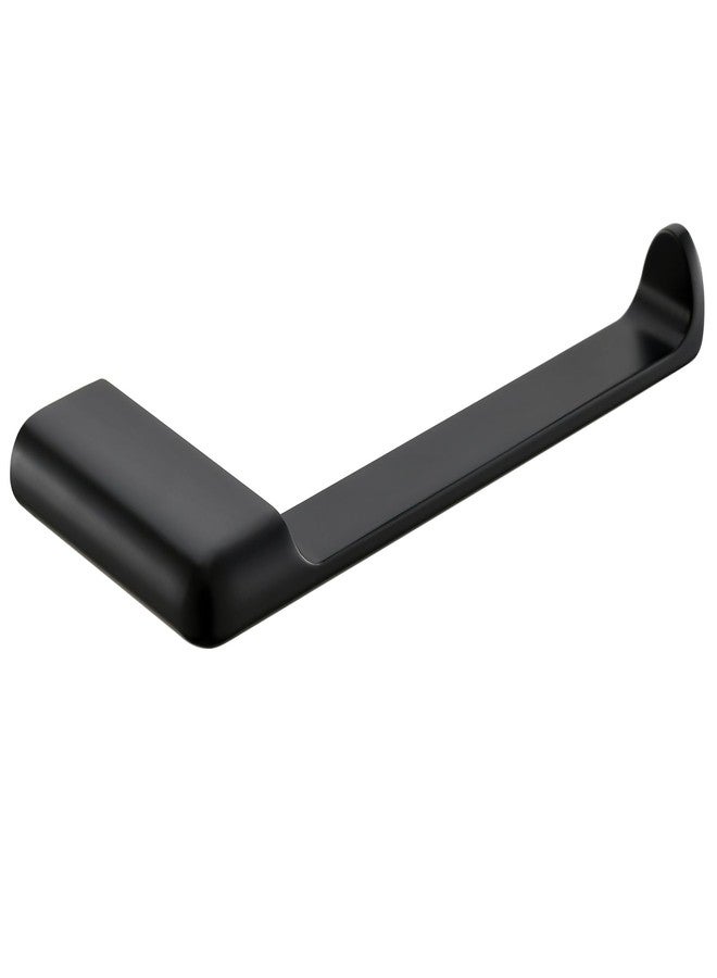 simpletome Toilet Paper Holder Wall Mount Never Rust Zinc Alloy Drilling Installation Modern Minimalist Design (Matte Black) - Image 1