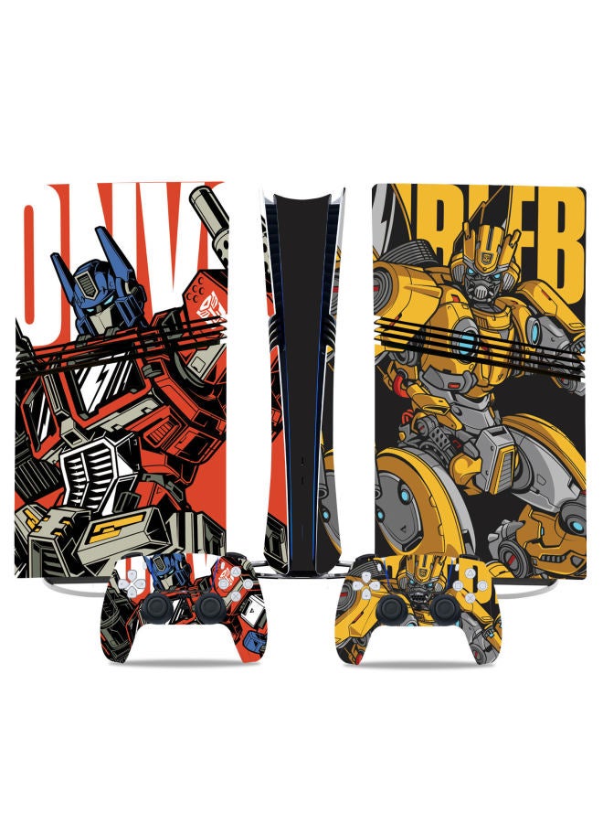 PS5 Pro Game Machine Full Body Sticker Full Body Sticker Handle Sticker Dragon Ball Anime Game Sticker-Color:Optical Drive Version Note: Optical Drive Version  - Image 5