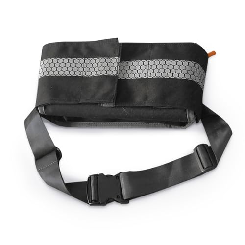 Ehucon Empty First Aid Waist Bag Molle Medical Pouch with Belt EMS Fanny Pack with Threepiece SystemIFAK Medical Bag for CampingHiking or Traveling Black - Image 1