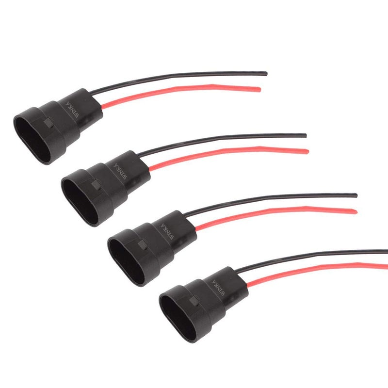 Winka 90059006H10 Male Adapter Wiring Harness Sockets PreWired Connector Plug Socket for Car Fog Light