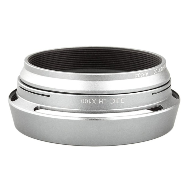 JJC LH-JX100 Silver Metal Lens Hood Adapter Ring for Fujifilm X100 X100S X100T Replace AR-X100 - Image 5