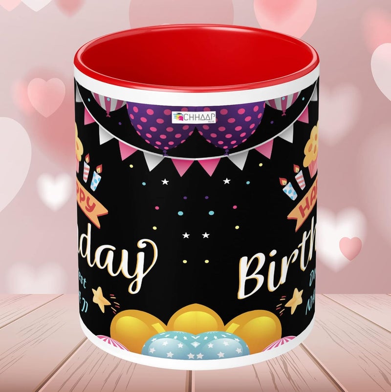 NH10 DESIGNS NH10 DESIGNS Happy Birthday Dearest Nana Ji Printed Text Printed Mug for Nana Ji Mug Birthday Gift for Nana Ji Anniversary Gift for Nana Ji Mug Gift for Nana Ji Tea Coffee Mug 350ml HBD3TM4 89  - Image 2