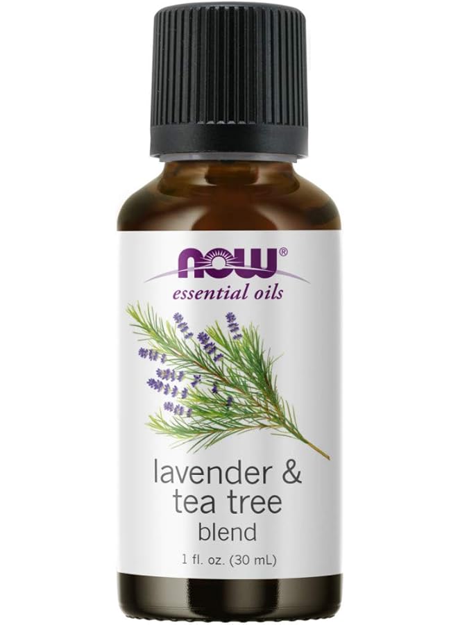 now Solutions Lavender And Tea Tree100 Percent Puremoisturizing Oil 30Ml - Image 1