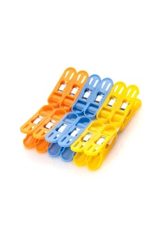 Sulfar Cloth Drying Non-Slip Light Plastic Clips (Multicolour) (Pack of 12) - pzsku/Z026FB37C6878227F8071Z/45/_/1733915882/74660a4f-3646-4df3-9736-3e6a45121e55