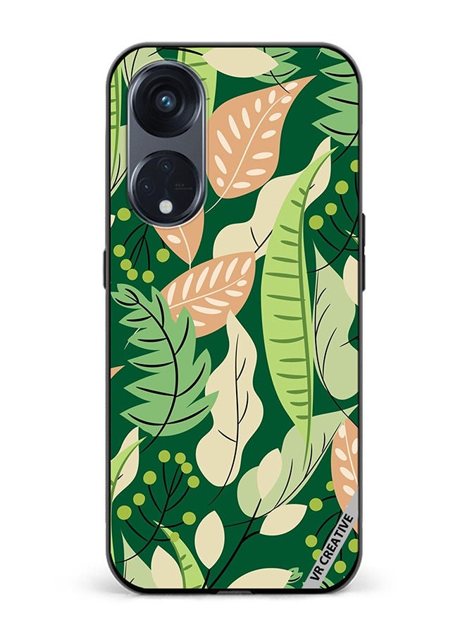 Protective Case Cover For Oppo Reno8 T 5G Flower Design Multicolour