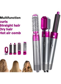 Phone Planet Hair Dryer 5 in 1 Hair Blower Brush Hair Curler, Hair Curler, Electric Hair Dryer, Rotating Hot Air Brush for All Hairstyles  - Image 1