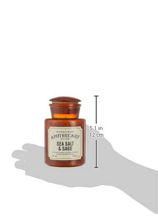 بادي واكس شموع Paddywax المعطرة من Artisan Apothecary Candle، 8 أونصة، ملح البحر والمريمية  - Image 3