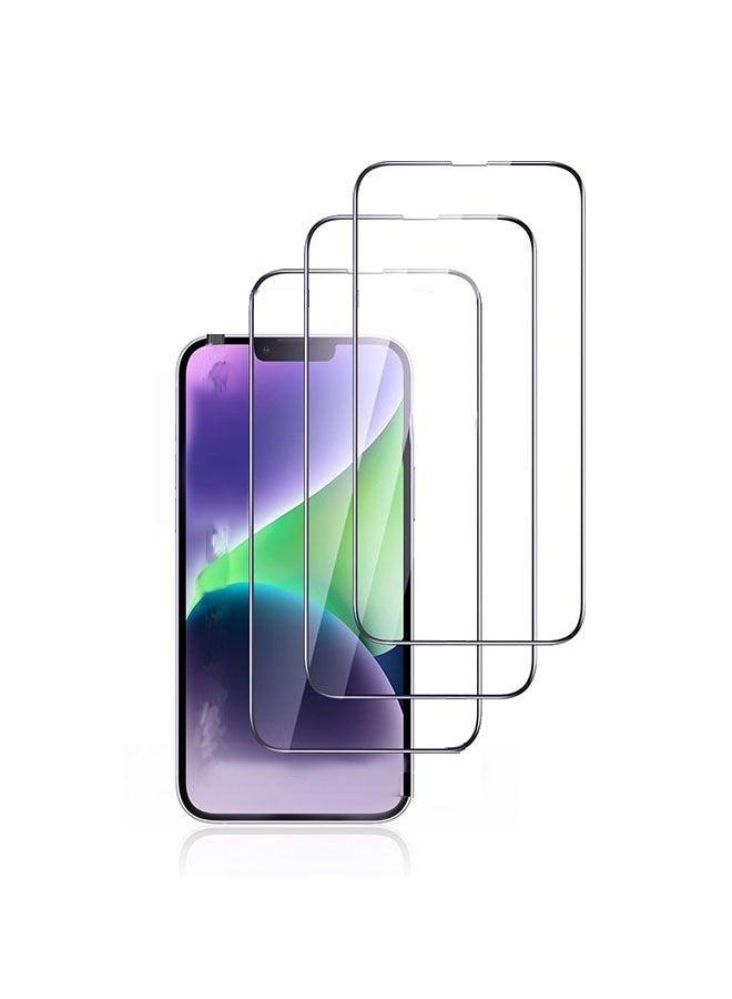 3 pcs Screen Protector for iPhone Pro max 14 [6.7 Inch] Display Tempered Glass Film with Easy Installation, Ultra HD,  Scratch Resistant - Image 1