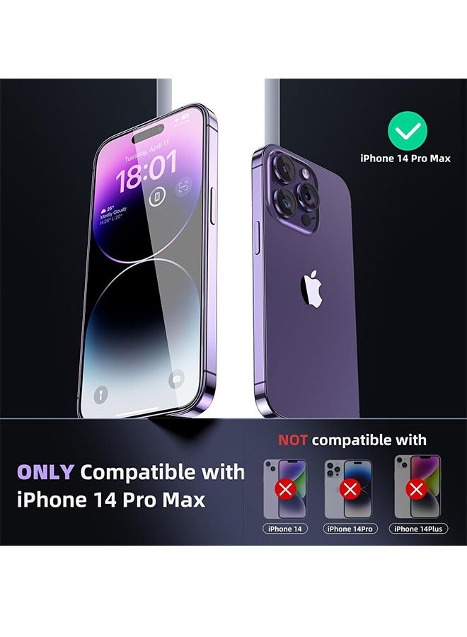 3 pcs Screen Protector for iPhone Pro max 14 [6.7 Inch] Display Tempered Glass Film with Easy Installation, Ultra HD,  Scratch Resistant - Image 2