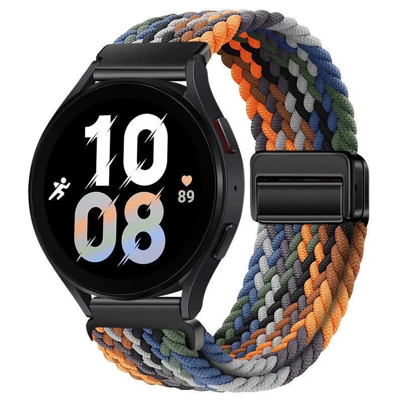 Bluejw Braided Nylon Watch Strap 20mm 22mm Replacement Wristband for Samsung Galaxy Watch and Huawei Smart Watches – Sporty, Durable, Comfortable - Image 1