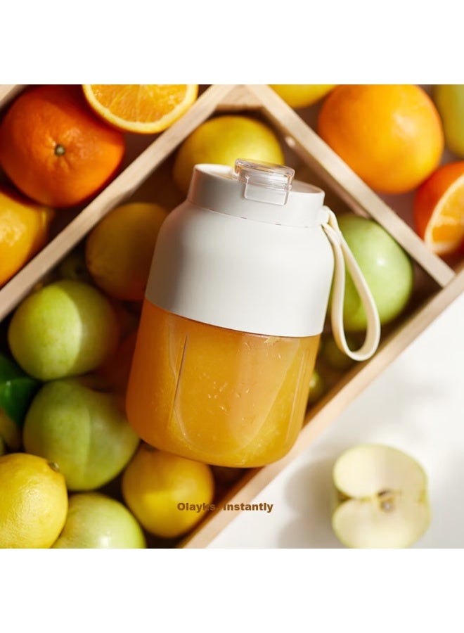 اوراکس Olayks Instant Small Juicer Cup، عصارة منزلية محمولة، كوب ماء متعدد الوظائف، عصارة فواكه متعددة الاستخدامات، آلة عصير، دلو بسعة كبيرة، كوب عصير مجروش الثلج، معالج طعام الأطفال - Image 4
