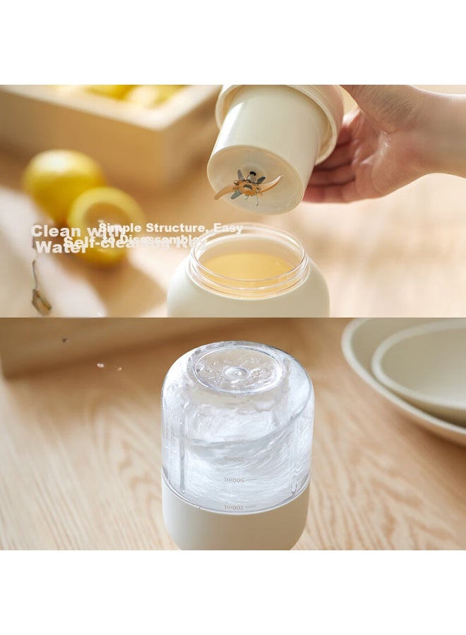 اوراکس Olayks Instant Small Juicer Cup، عصارة منزلية محمولة، كوب ماء متعدد الوظائف، عصارة فواكه متعددة الاستخدامات، آلة عصير، دلو بسعة كبيرة، كوب عصير مجروش الثلج، معالج طعام الأطفال - Image 3
