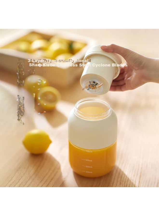 اوراکس Olayks Instant Small Juicer Cup، عصارة منزلية محمولة، كوب ماء متعدد الوظائف، عصارة فواكه متعددة الاستخدامات، آلة عصير، دلو بسعة كبيرة، كوب عصير مجروش الثلج، معالج طعام الأطفال - Image 1