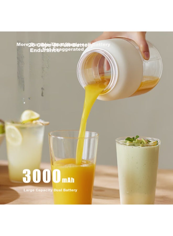 اوراکس Olayks Instant Small Juicer Cup، عصارة منزلية محمولة، كوب ماء متعدد الوظائف، عصارة فواكه متعددة الاستخدامات، آلة عصير، دلو بسعة كبيرة، كوب عصير مجروش الثلج، معالج طعام الأطفال - Image 2