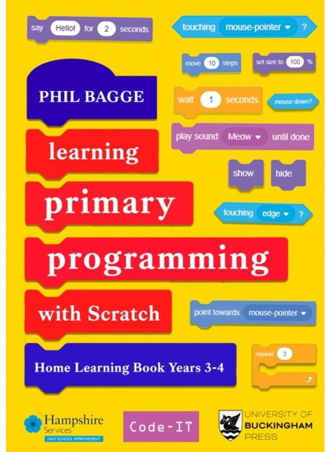 Learning Primary Programming with Scratch Home Learning Book Years 3 4 - Paperback