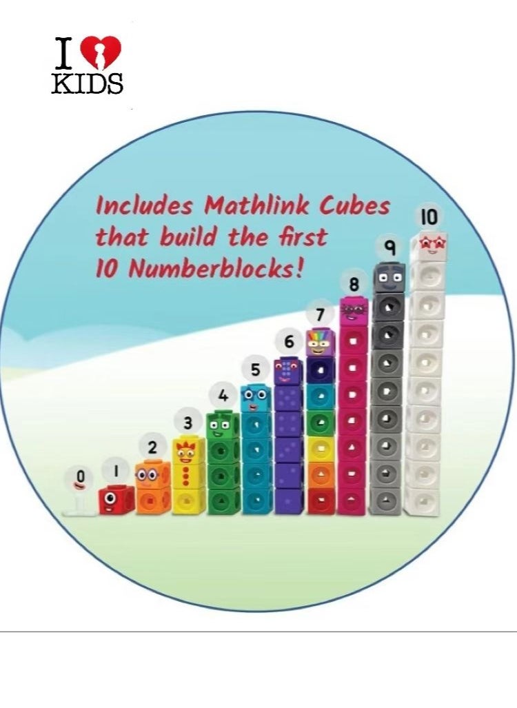 I LOVE KIDS - Numberblocks(1-10)Mathematics Enlightenment,Educational Learning Toys,Gift For 3+Children - Image 1