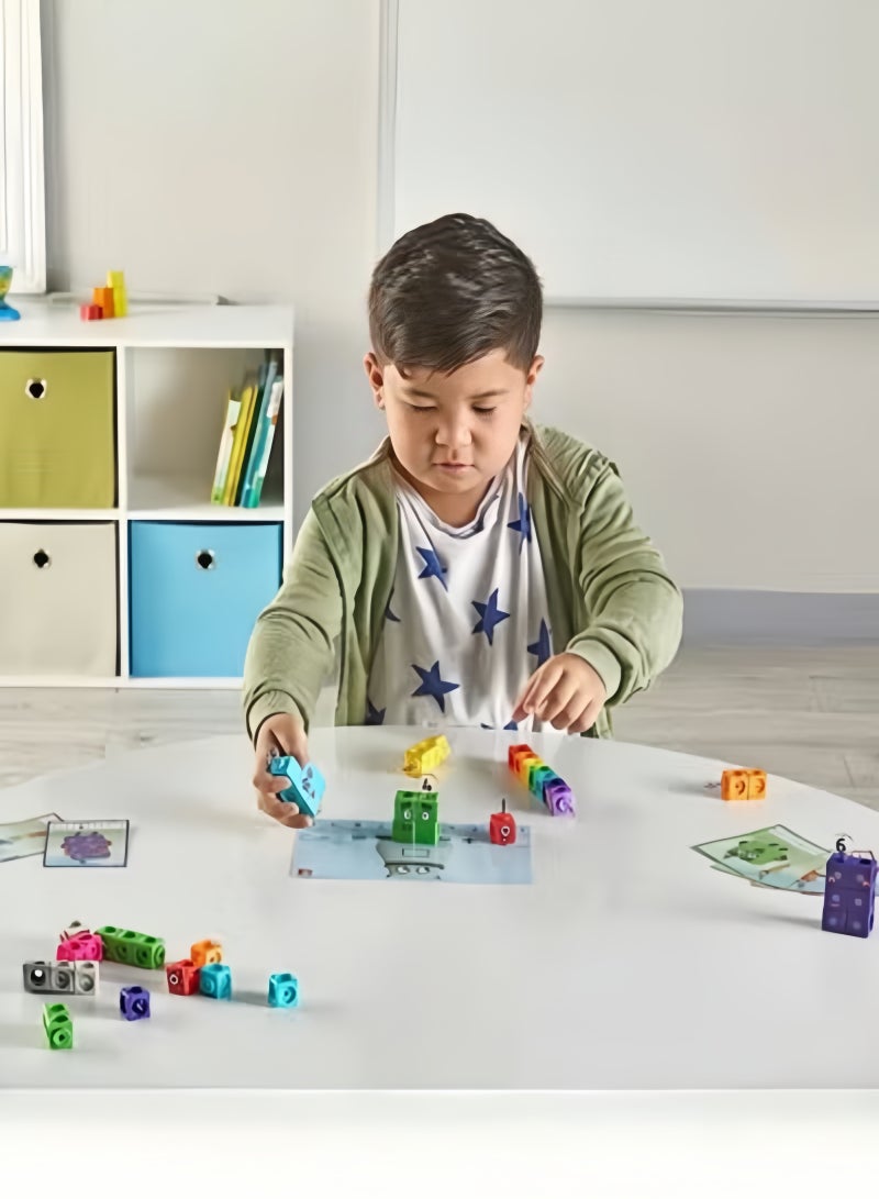 hand2mind MathLink Cubes Numberblocks(1-10)Mathematics Enlightenment,Educational Learning Toys,Gift For 3+Children - Image 2