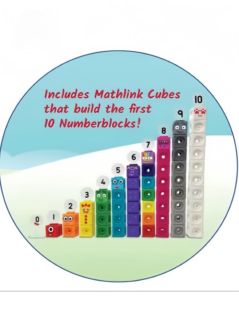 hand2mind MathLink Cubes Numberblocks(1-10)Mathematics Enlightenment,Educational Learning Toys,Gift For 3+Children - Image 3