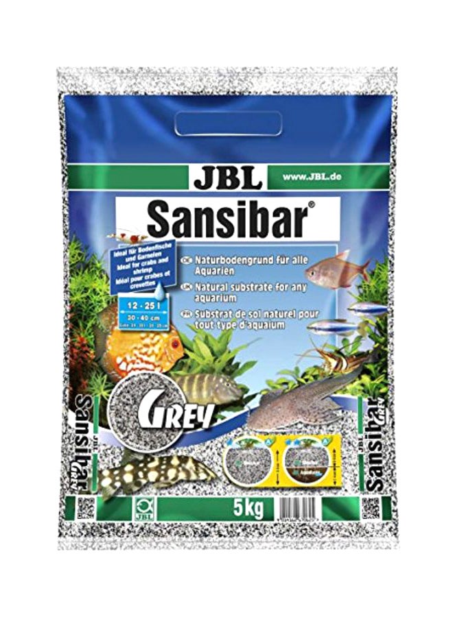 JBL Sansibar Decorative Aquarium Gravel Grey 5kg - Image 1