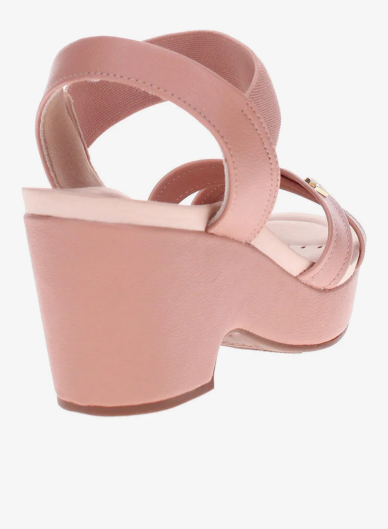 Modare Beige Mid Heel Sandals for Women – Stylish & Comfortable Footwear for Any Occasion for Women | Best Price UAE