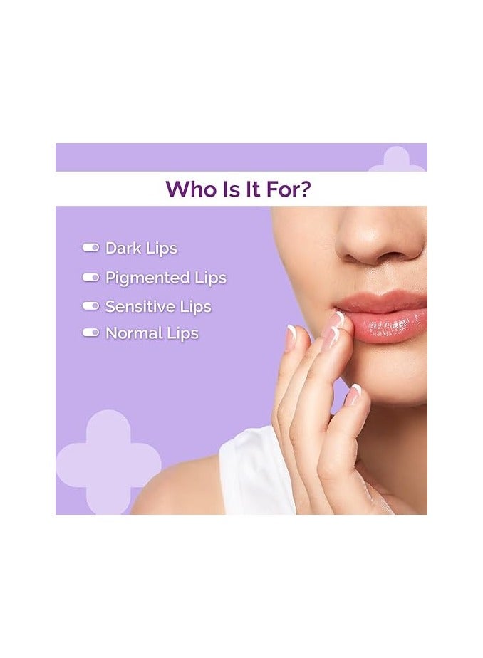The Derma Co 1% Kojic Acid Lip Balm With Alpha Arbutin & Hyaluronic Acid, Spf 30 Pa++ For Dark & Pigmented Lips - 4G, Off White - Image 5