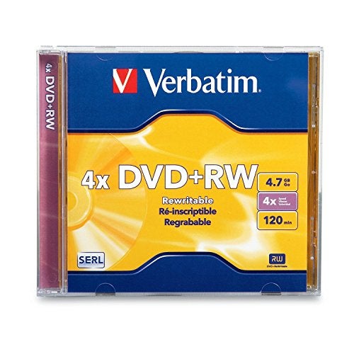 Verbatim DVD+RW 4.7GB 4X with Branded Surface - 1pk Jewel Case - Image 2