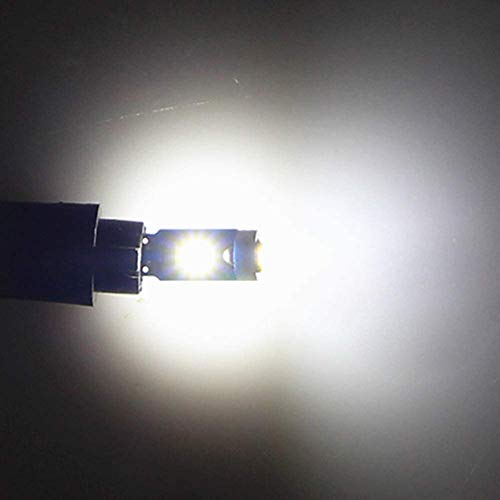 Nanpoku T5 LED Bulbs 74 73 37 2721 LED Bulb for Auto Car Dashboard Dash Instrument Panel Gauge Cluster Indicator Lights Lamp(White) - Image 4