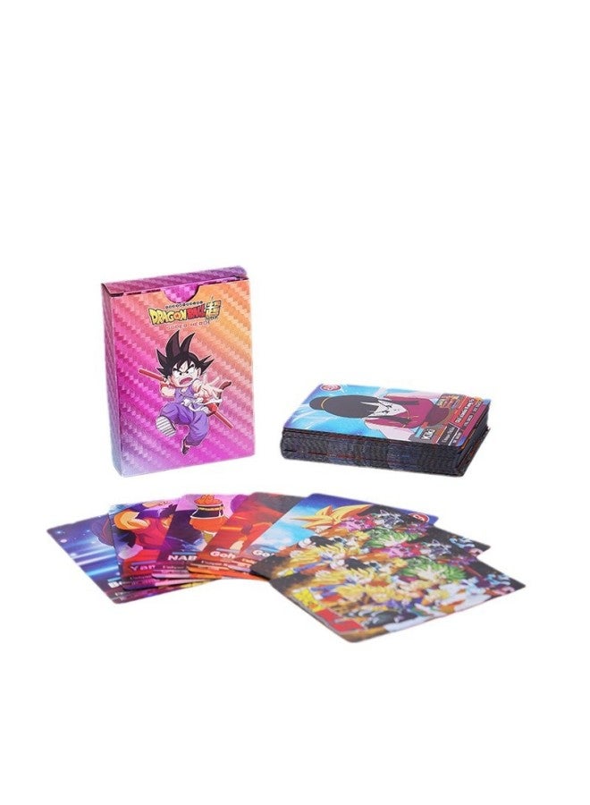 نسخة من 55 بطاقة دراغون بول الذهبية النسخة الإنجليزية لشخصية غوكو سوبر سايان بطاقة من رقائق الذهب المقاومة للماء