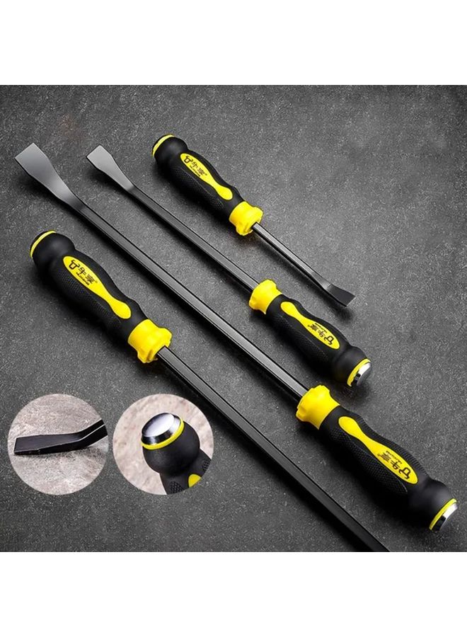 12 Inch 4 In 1 Heavy Duty Pry Bar Set Anti Slip Handle Manganese Steel Car Shovel Tire Cleaning Tool - Image 2