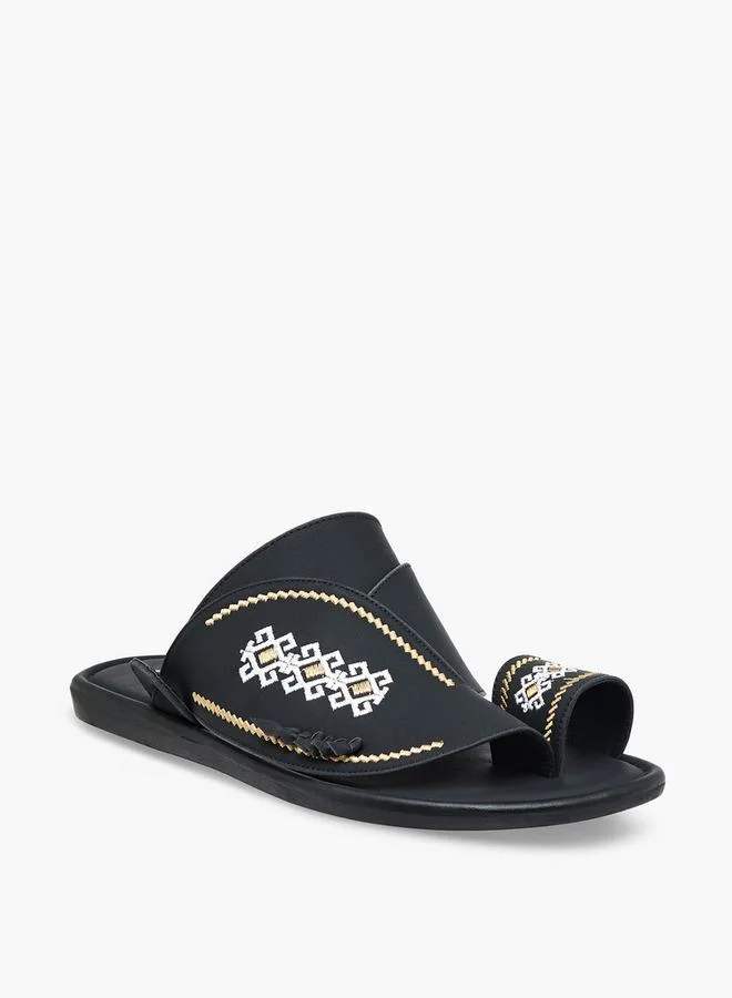 Al Waha Men Embroidered Arabic Sandals