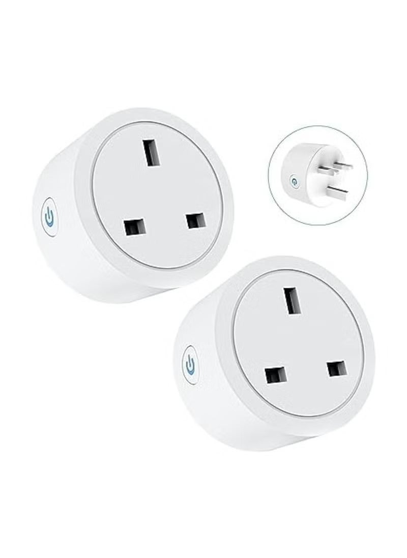 Generic - Smart WiFi Plug, 16A Smart Outlet Plug Socket for Home appliances Automation Compatible with Google Home & Alexa. Mini Socket with remote & voice control with timer function. No Hub required. - Image 1