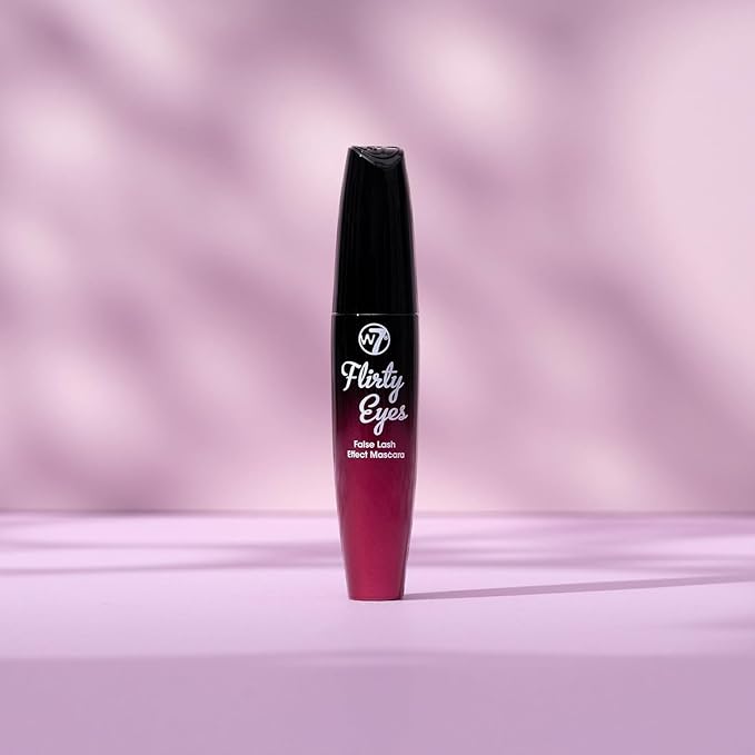 W7 Flirty Eyes Mascara LongLasting Hourglass Black Mascara For Volume And Length - Image 3