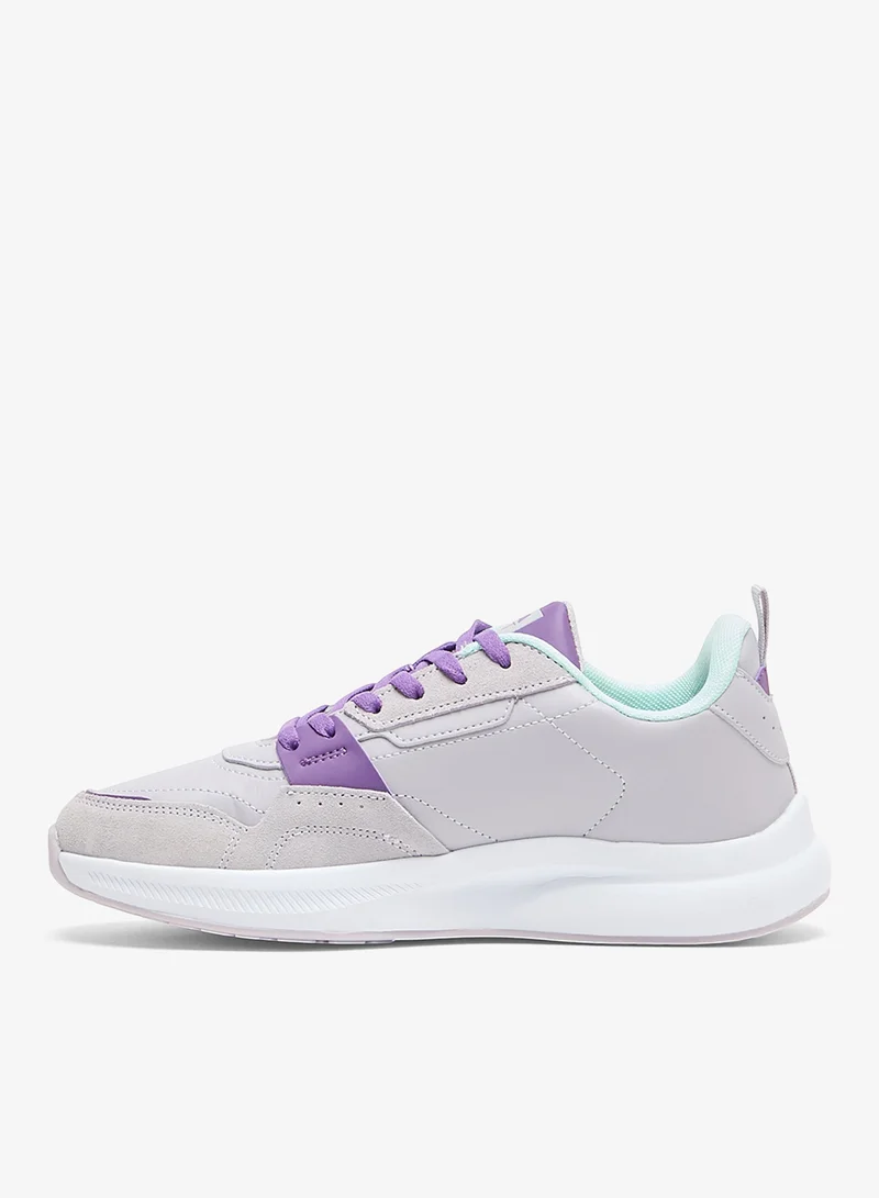 U.S. Polo Assn. Women's Lightweight Sneakers - Stylish Lavender and Mint Accents, Comfortable Casual Shoes for Everyday Wear